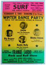 winter dance party bootleg poster